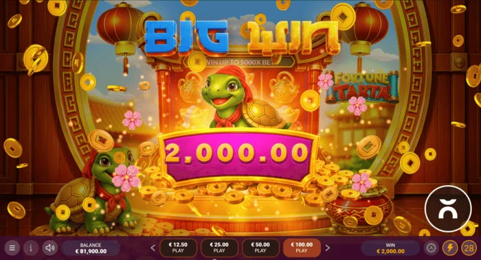 Fortune Tarta – grande vincita nel gioco base